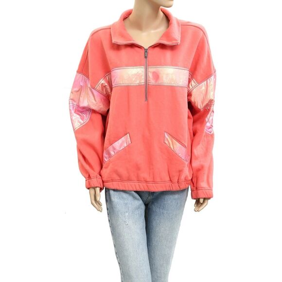 Free People FP Movement Away We Go Half Zip Pullover Top Sweatshirt S NWD 283209 - Picture 5 of 10